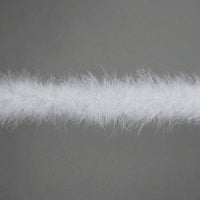 Marabou Feather Boa - Mediumweight - Silver