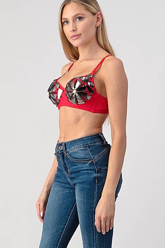 Mirror bullet Bra