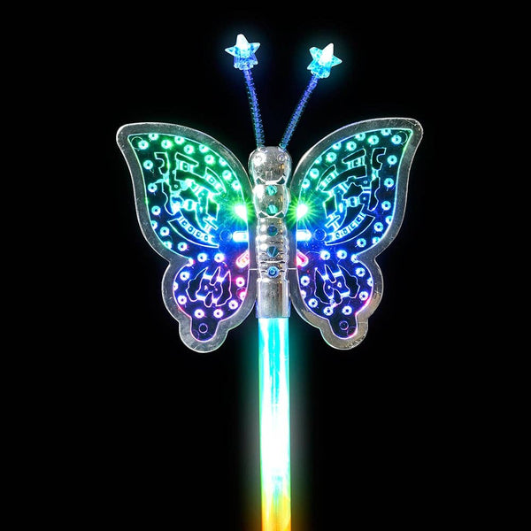 16" LIGHT-UP BUTTERFLY BATON