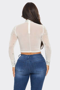Teardrop Crystal Top