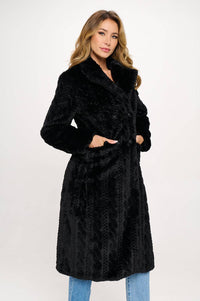 Parisian Luxe Vegan Fur Coat