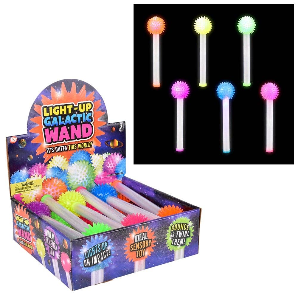 LIGHT-UP GALACTIC WAND 9"