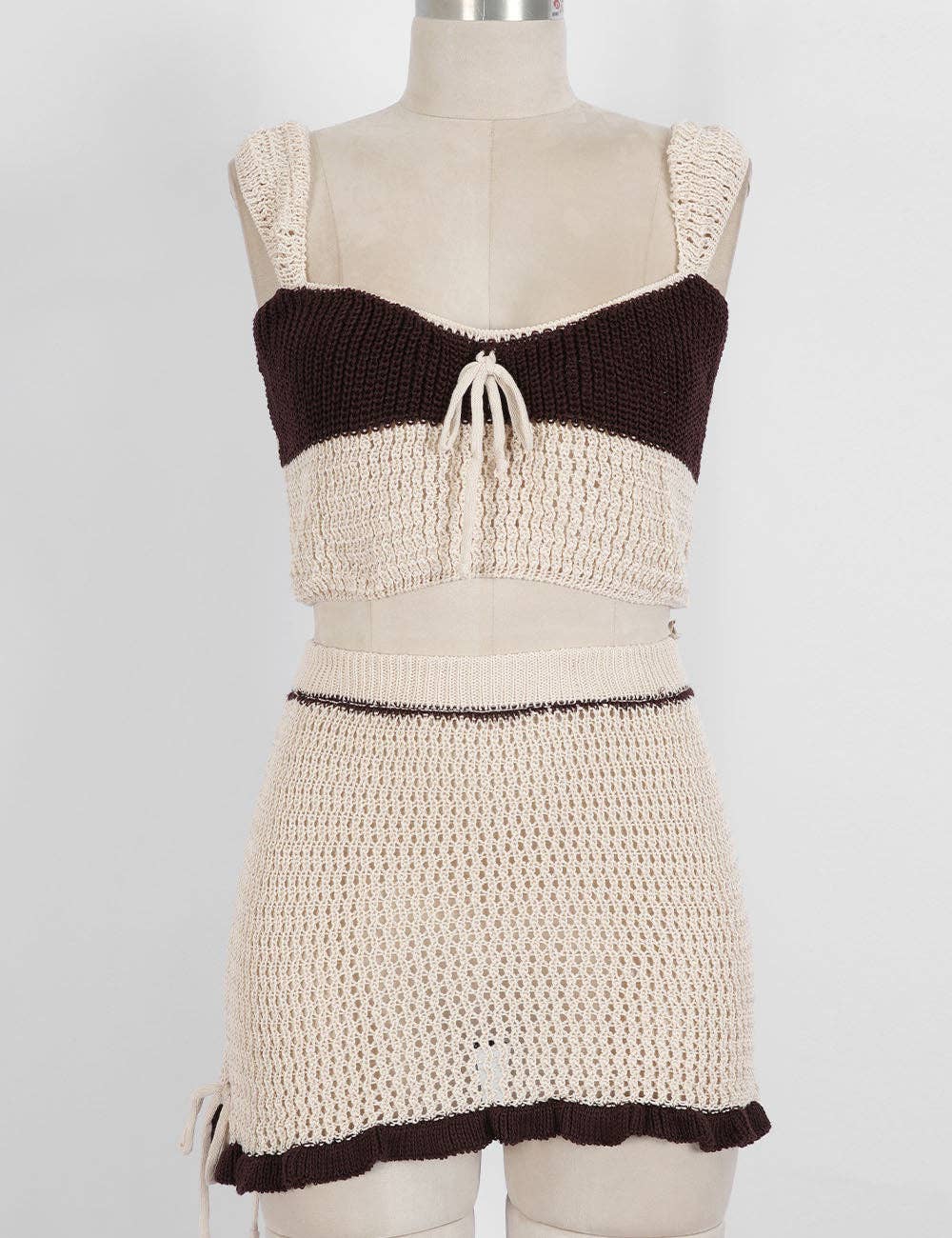 Knit crochet Top or Skirt
