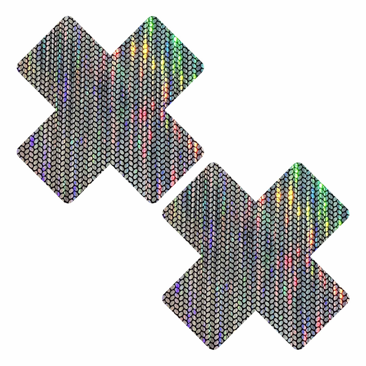 Naughty Nebula Super Holographic X Nipple Cover Pasties