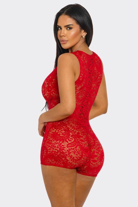Lace Romper