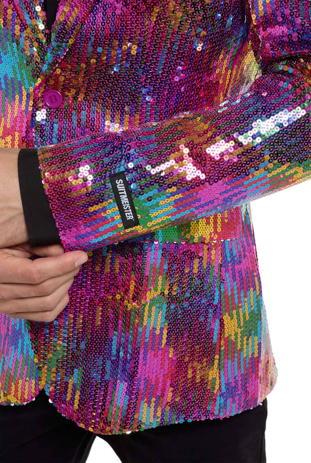 Sequins Rainbow Blazer