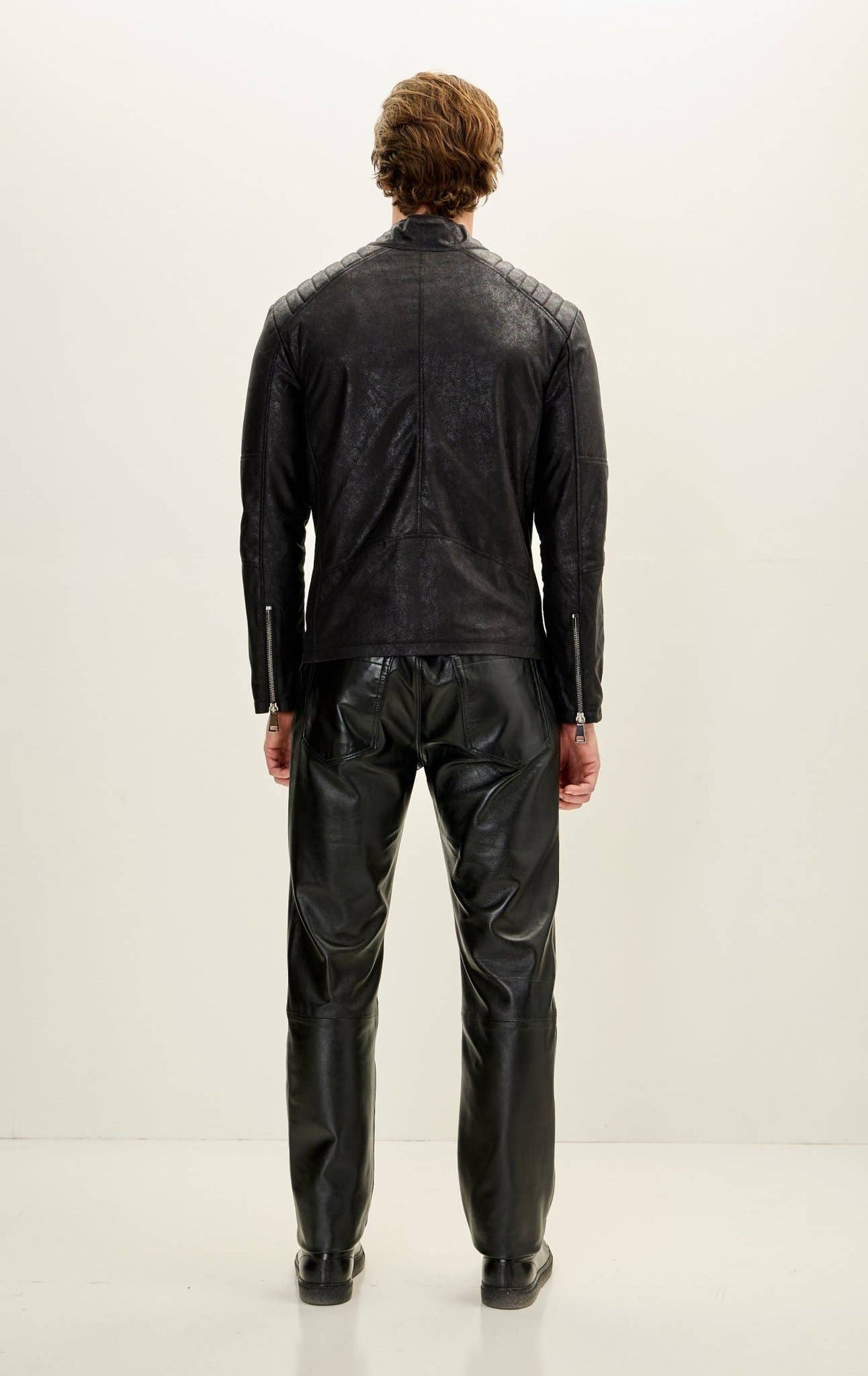Men's Rider Motto Jacket - Black