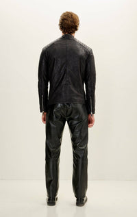 Men's Rider Motto Jacket - Black