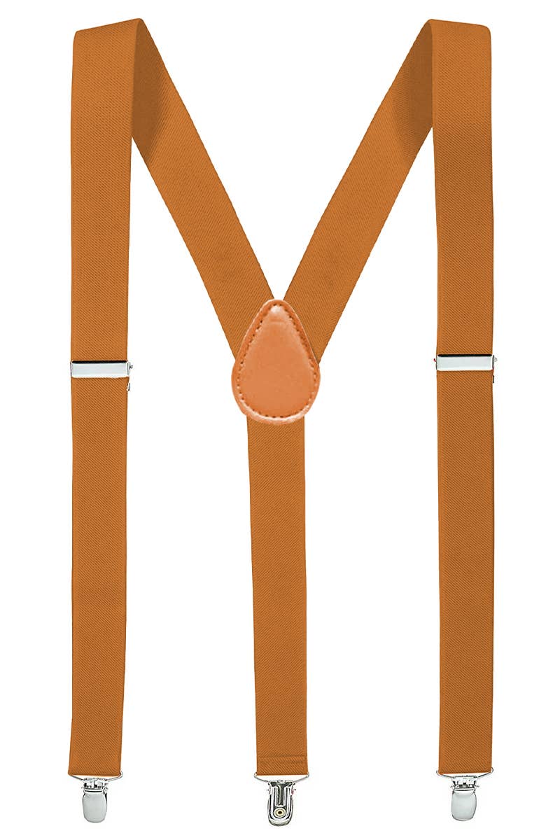 Slim Elastic Sweatband Clip-On Y-Back Suspenders