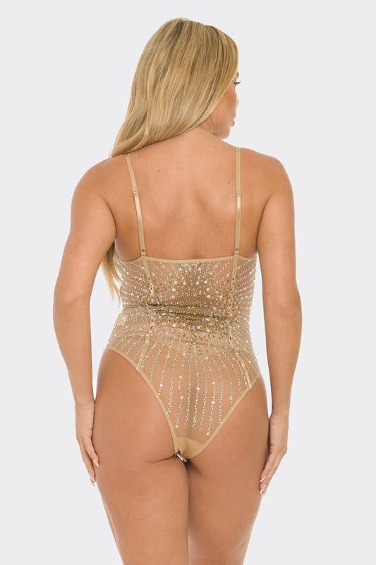 Crystal Sheer Bodysuit