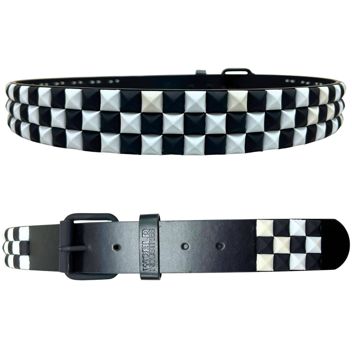 Studded Belt Black/White