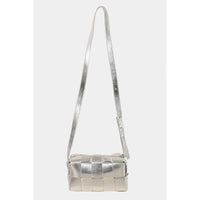 Leather Woven Shoulder Bag