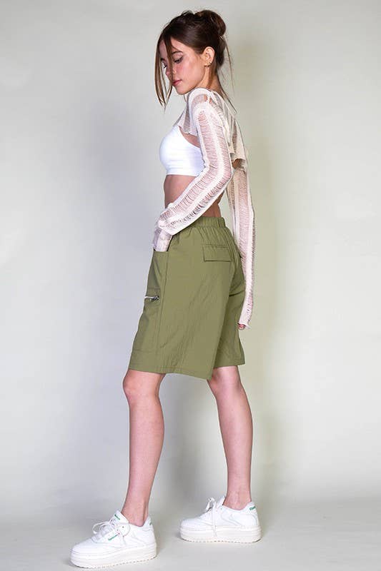 Sahara Nylon Pocket Shorts