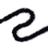 Thin Marabou Feather Boa - Black