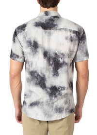 Men’s Grey Button Up Short Sleeve