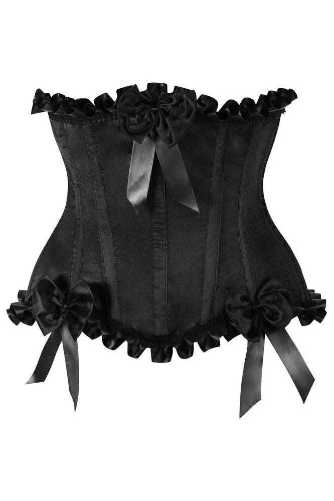 Black Burlesque Underbust Corset