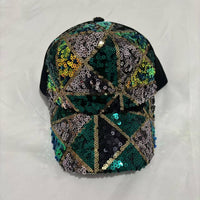 Sequin baseball cap