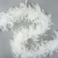 Chandelle Feather Boa - Lightweight - White