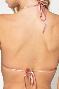 Rhinestone bikini top
