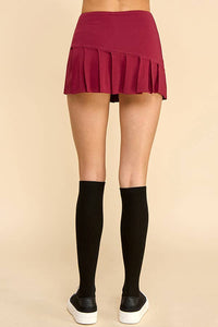 PLEATED SKORT