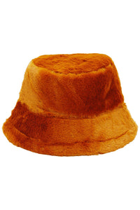 Oversized Fluffy Faux Fur Bucket Hat