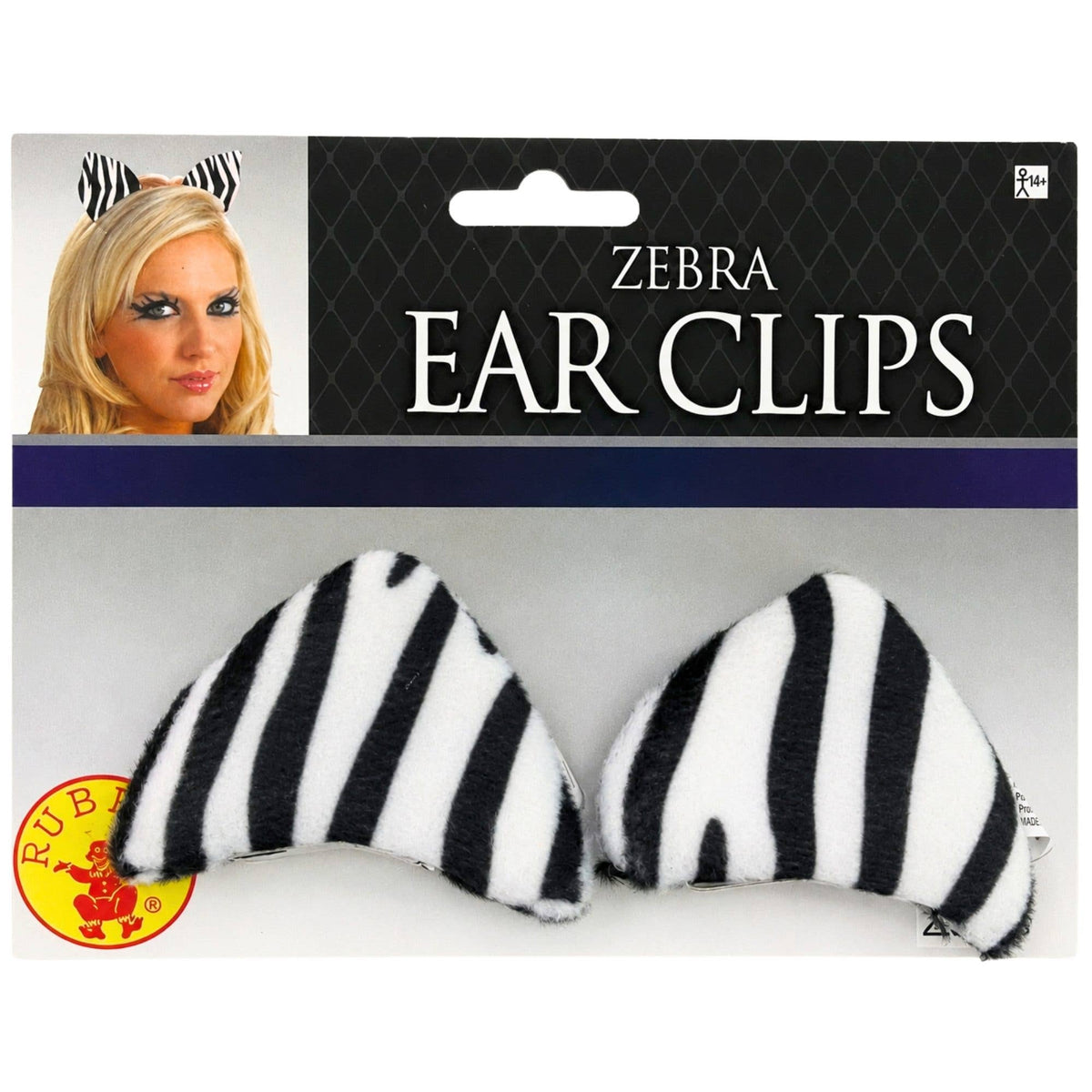 Zebra Ear Clips