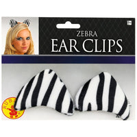 Zebra Ear Clips
