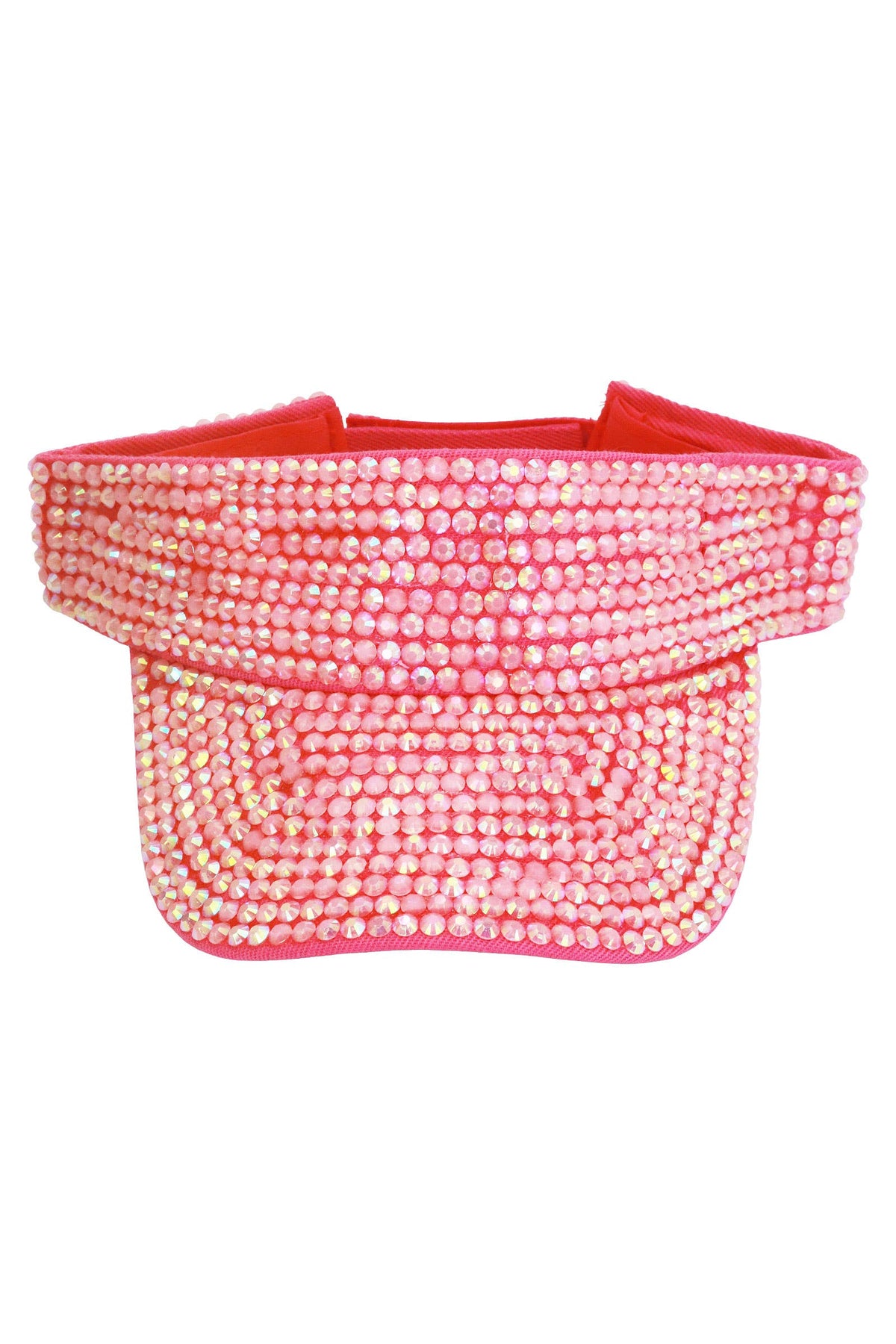 Rhinestone Velcro Back Visor