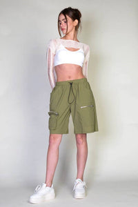 Sahara Nylon Pocket Shorts