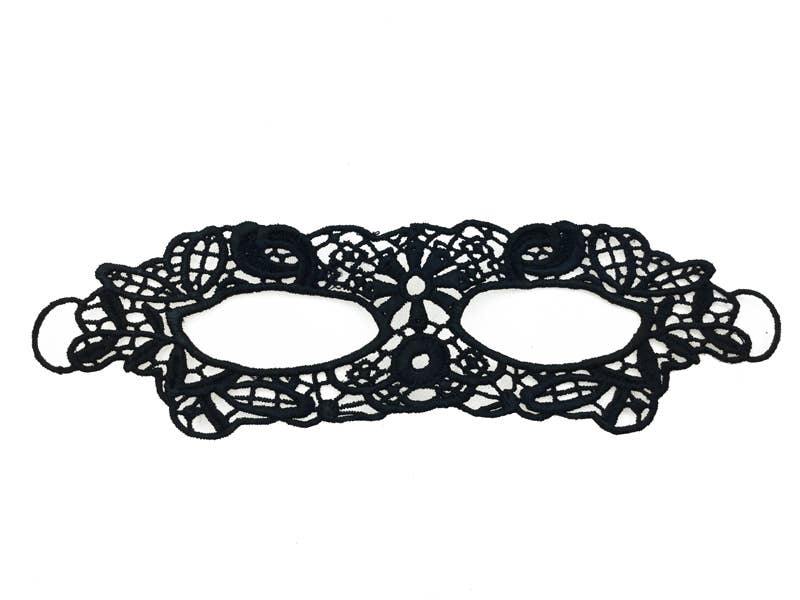 Brocade Lace Masks Black