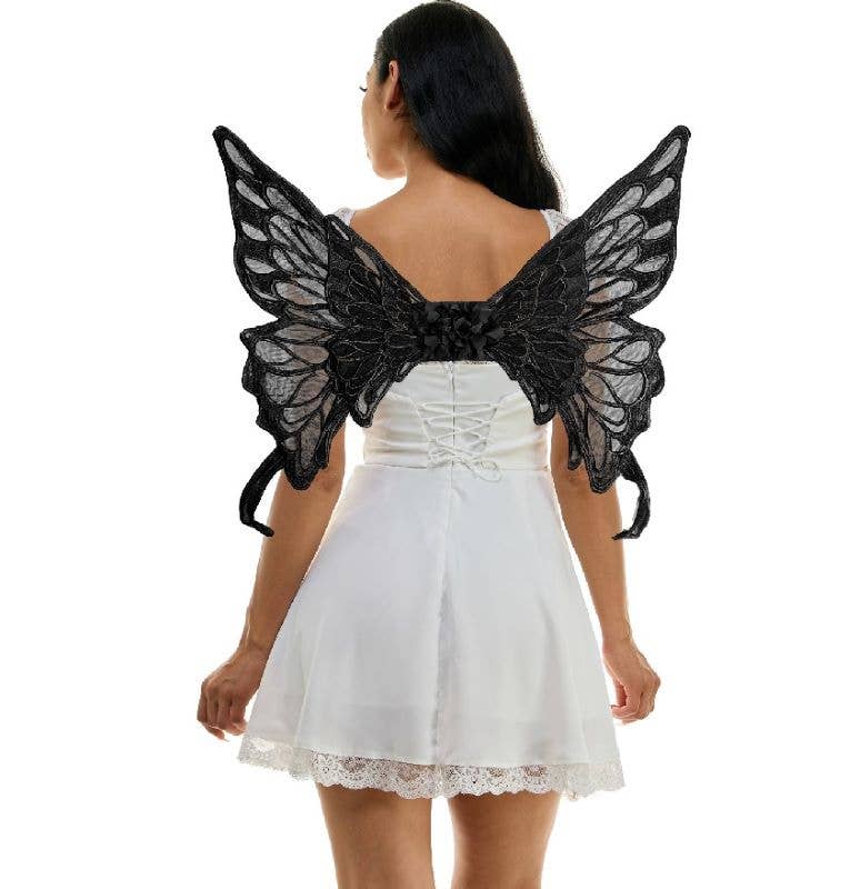 Black Lace Butterfly Wings
