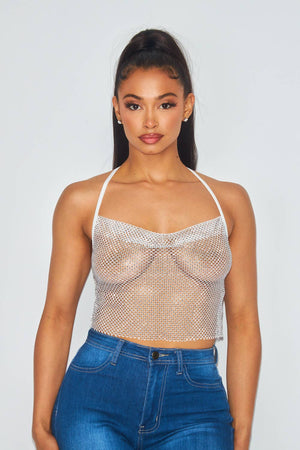 Rhinestone Halter