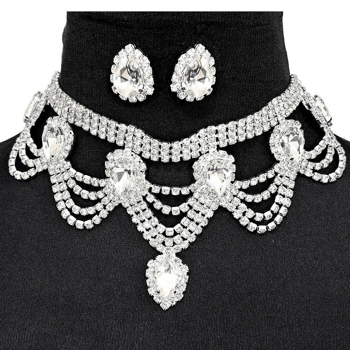 Swag Choker Necklace Set