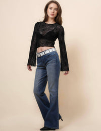 Spider Web Crop Top