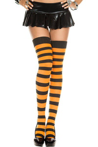 Wide Striped Thigh Hi