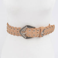 Multi Metal Eyelet Belt