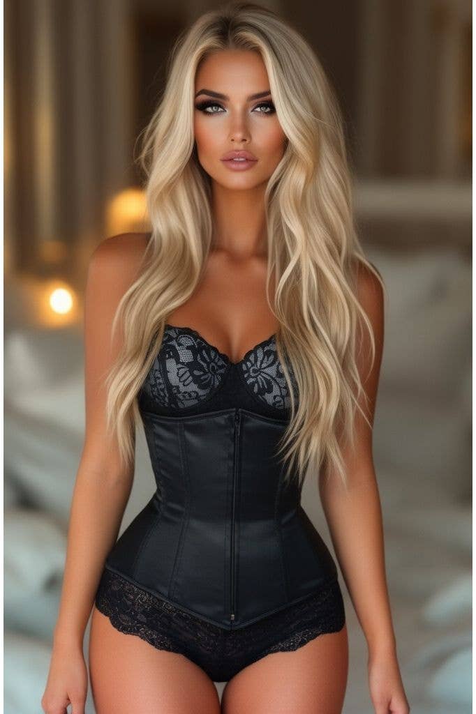 Underbust Zipper Corset