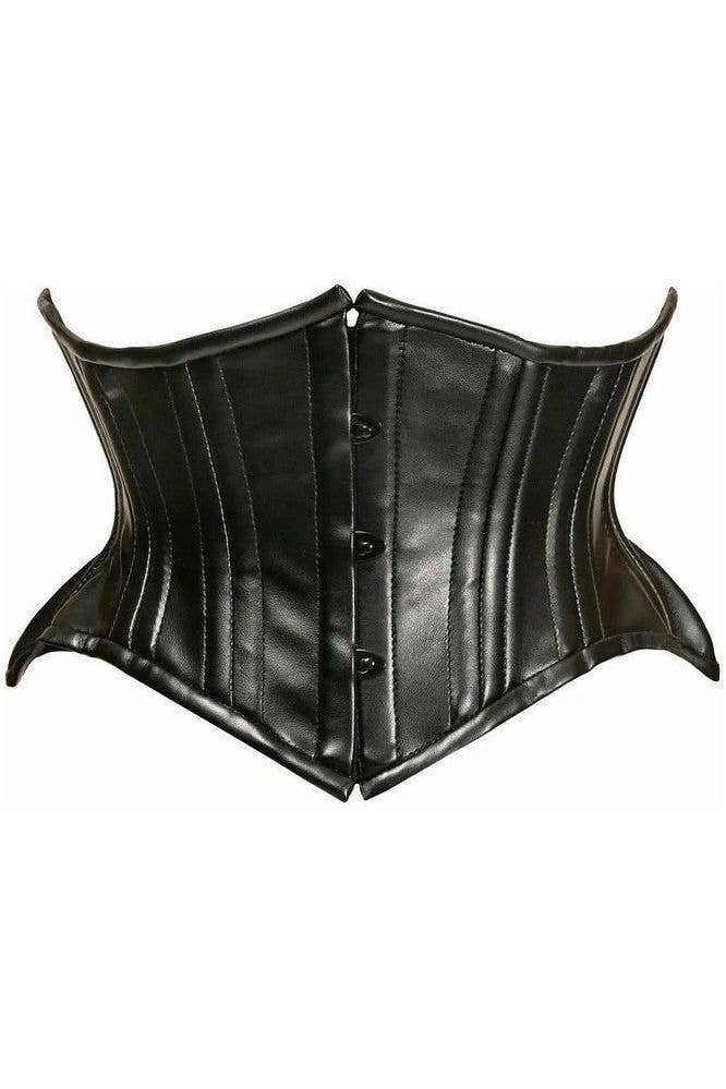 Black Buckle Curvy Corset