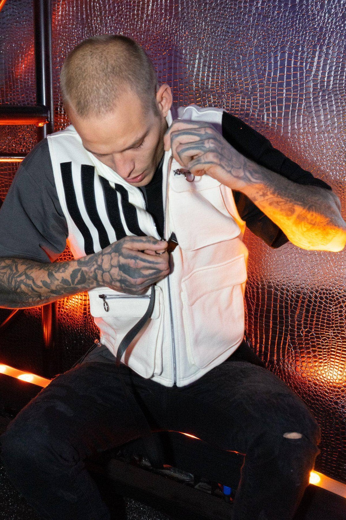Sweater Vest White