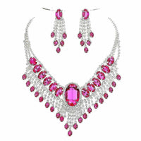 Bohemian Gatsby Theme Statement Necklace Set