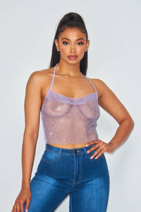 Rhinestone Halter
