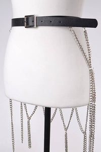 Belt With Chain Skirt