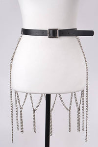 Belt With Chain Skirt