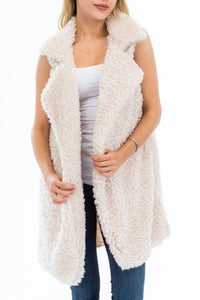 Shaggy Faux Fur Vest