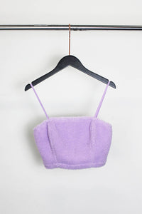 Boucle cami crop top