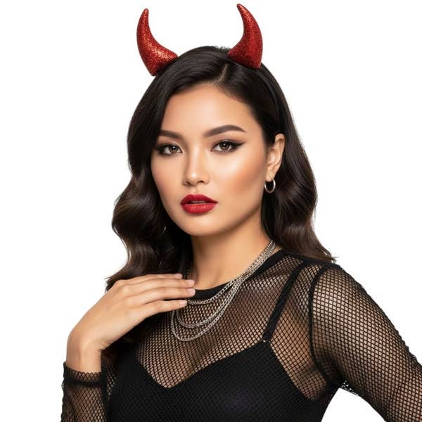 Glitter Devil Horns