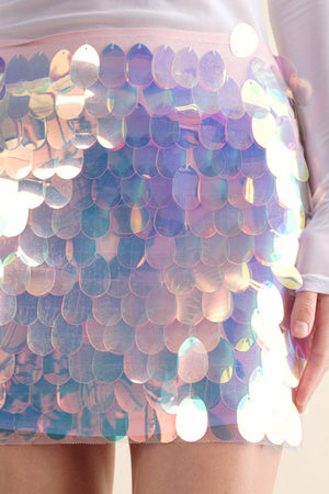 Sequin Mini Skirt