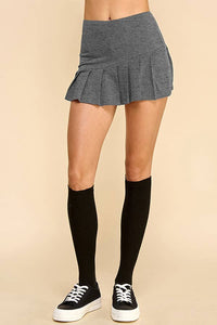PLEATED SKORT
