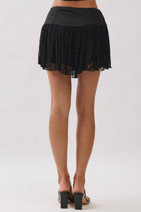 LACE UP MINI SKIRT