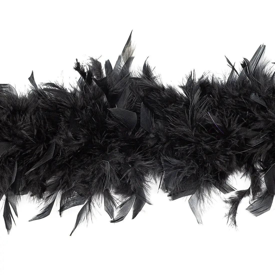 Chandelle Feather Boa - Medium Weight - Black